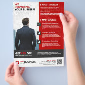 多目的企業の業務 チラシ (手)