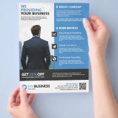 多目的企業の業務 チラシ (手)