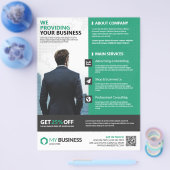 多目的企業の業務 チラシ (シングル)