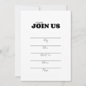 多目的植物の穴埋めテンプレート 招待状 (正面)