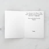 多目的消防士のグリーティングカード カード (内部)