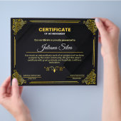 多目的達成証明書 チラシ (手)