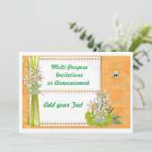 多目的 春の パーティー 招待 アナウンスメント 招待状 (スタンド正面)