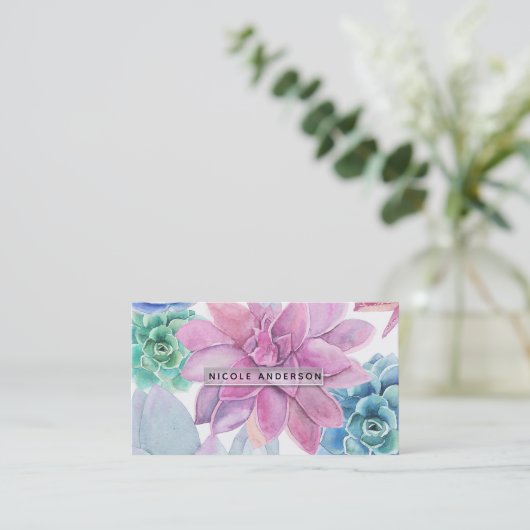 多糖シモダンックフィエスタガーデンフローラ 名刺 (スタンド正面)