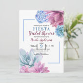 多糖シモダンックホワイトブライダルシャワーフィエスタ 招待状 (スタンド正面)