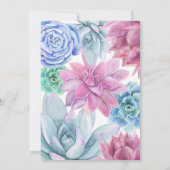 多糖シモダンックホワイトブライダルシャワーフィエスタ 招待状 (裏面)