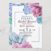 多糖シモダンックホワイトブライダルシャワーフィエスタ 招待状 (正面/裏面)