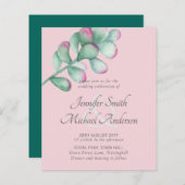 多糖ピンク赤面ミントグリーンバジェット結婚ズ (正面/裏面)