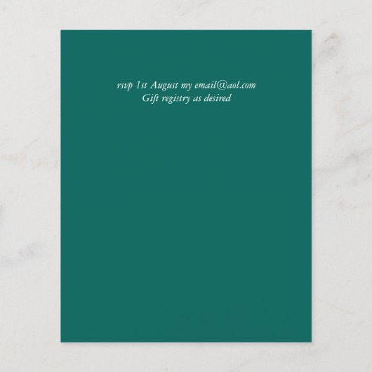 多糖ピンク赤面ミントグリーンバジェット結婚ズ (裏面)