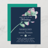 多糖ピンク赤面ミントグリーンバジェット結婚ズ (正面/裏面)