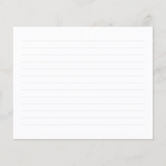 多糖金ゴールド緑化ブライダルシャワーレシピカード (裏面)