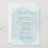 多糖類新芽結婚した披露宴のみ 招待状 (正面)