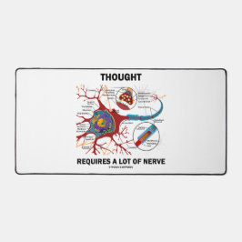 多考えくの神経ニューロンのシナプスが必要である デスクマット