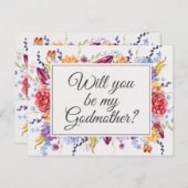 多肉かわいらしフローラゴッドマザー提案カード ポストカード (正面/裏面)