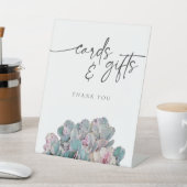 多肉の砂漠のカードとギフトのサイン 台座サイン (インサイチュ)