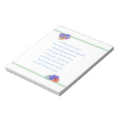 多肉の赤ちゃんシャワーを本に持って来る ノートパッド (回転)