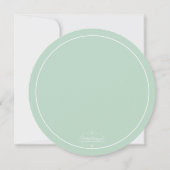 多肉エレガント植物性ブライダルシャワー 招待状 (裏面)