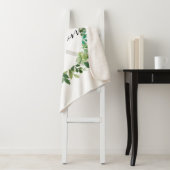 多肉カッコいいリース茎水彩モノグラム シェルパブランケット (インサイチュ)