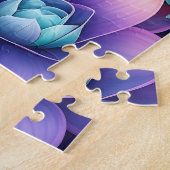 多肉カラフルコラージュ ジグソーパズル (側面)