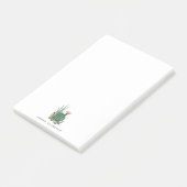 多肉カラフル開花 |縦 ポストイット (アングル)