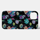 多肉シームレスパターン Case-Mate iPhoneケース (裏面 (横))