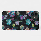 多肉シームレスパターン Case-Mate iPhoneケース (裏面(横))