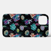 多肉シームレスパターン Case-Mate iPhoneケース (裏面 (横))