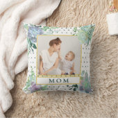 多肉テーマママ写真枕 クッション (ブランケット)