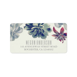 多肉フローラエレガントな結婚式 ラベル