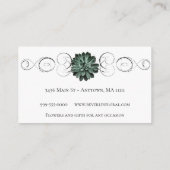 多肉フローラショップ名刺 名刺 (裏面)