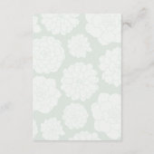 多肉ブーケエレガントなウェディング披露宴情報 エンクロージャーカード (裏面)