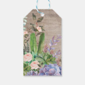 多肉モダンテラリウムフィエスタフローラ結婚ズ ギフトタグ (裏面)