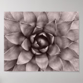 多肉モダンプリント ポスター (正面)