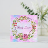 多肉乳児シャワー シーズンカード (スタンド正面)