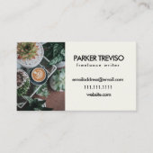 多肉及びコー素朴ヒ 名刺 (正面)