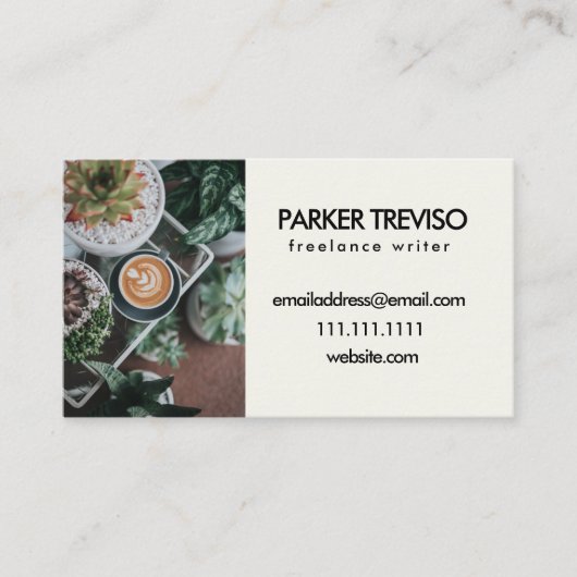 多肉及びコー素朴ヒ 名刺 (正面)