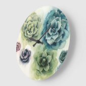 多肉団 ラージ壁時計 (傾斜)