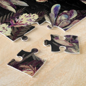 多肉園：ファッショナブルな花のパターン ジグソーパズル (側面)