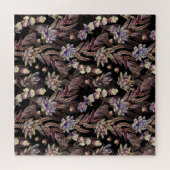 多肉園：ファッショナブルな花のパターン ジグソーパズル (横)