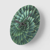 多肉塊状らせん状らせん ラウンド壁時計 (傾斜)