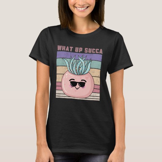 多肉多肉質ヴィンテージ Tシャツ (正面)