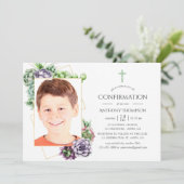 多肉幾何写真確認 招待状 (スタンド正面)