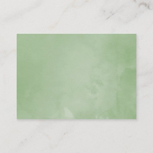 多肉幾何学赤ちゃんシャワーブックリクエスト エンクロージャーカード (裏面)