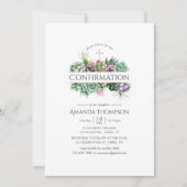 多肉幾何確認 招待状 (正面)