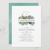 多肉幾何確認 招待状 (正面/裏面)