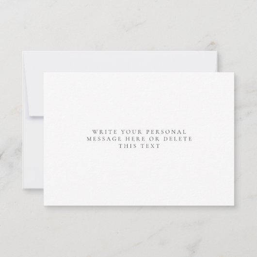 多肉性の砂漠サンキューカード サンキューカード (裏面)