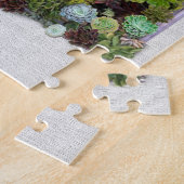 多肉性ガーデンデザイン ジグソーパズル (側面)