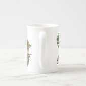 多肉性ガーデンデザイン ボーンチャイナマグカップ (裏面)