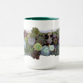 多肉性ガーデンデザイン マグカップ (中央)