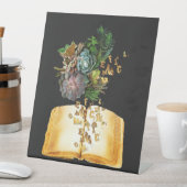 多肉性ガーデンデザイン 台座サイン (インサイチュ)